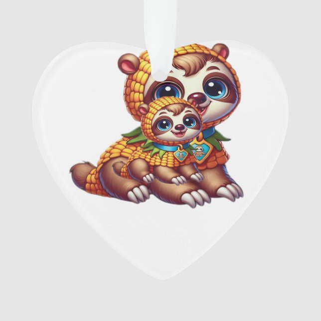 Cute Corny Halloween�s Sloth Sucré XXL (devant)