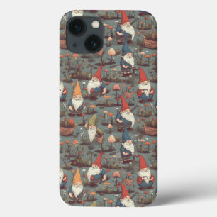 Cute Cottagecore Gnome iPhone / coque ipad
