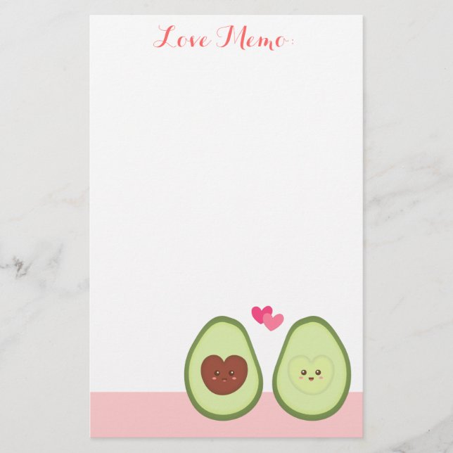 Cute couple Avocado amoureux, Mon autre moitié (Devant)