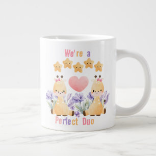 Cute Couple Giraffe Mug   Nous sommes un duo parfa