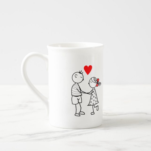 Cute Couple Mug - Personnalisable (Gauche)