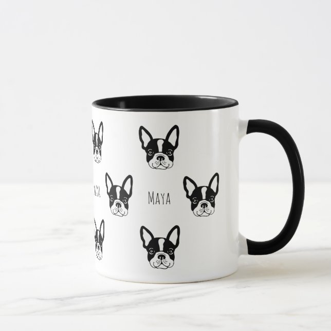 Cute coutume taureau français mug (Droite)