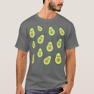 Cute demi-Avocado Motif classique TShirt