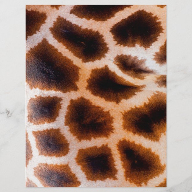 Cute Design Brown Tan Spots Motif Giraffe (Devant)