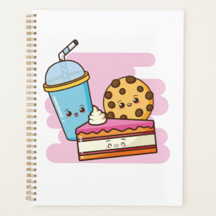 Cute Dessert Trio - Gâteau, biscuit et boisson