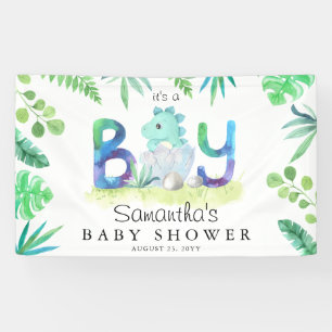 Cute Dinosaur C'est une bannière de Baby shower ga