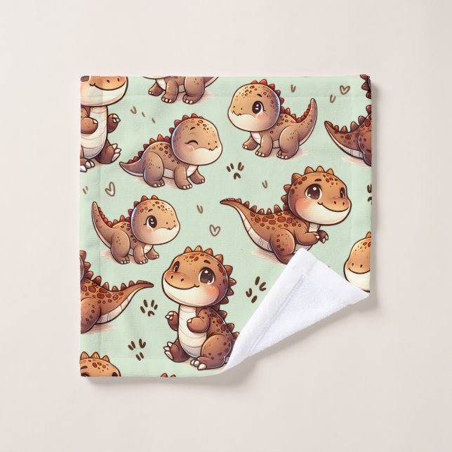 Cute Dinosaures Nursery (Gant de toilette)