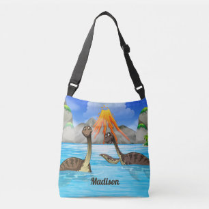 Cute Dinosaurs sacs personnalisés nom