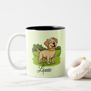 Cute Dog Mug Retriever du Labrador personnalisé