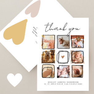 Cute Doodles Multi Photo Merci Baby Shower