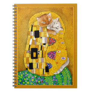 Cute drôle Klimt The Kiss spoof or Carnet