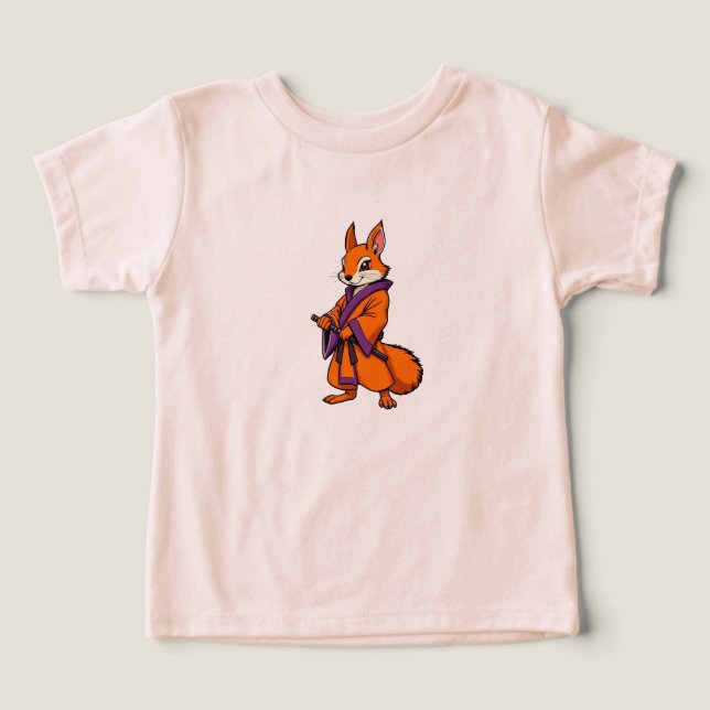 Cute écureuil japonais Samurai (Design Recto)