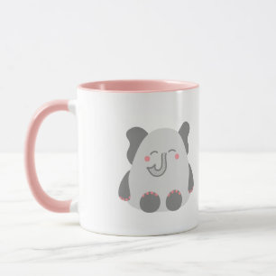 Cute éléphant tasse personnalisée