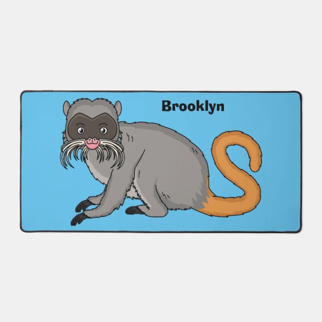 Cute Emperor Tamarin illustration (Recto)