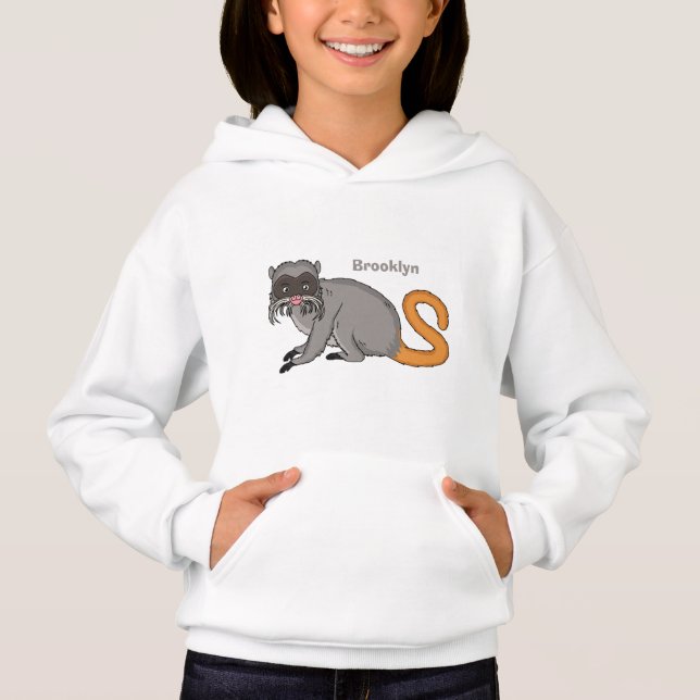 Cute Emperor Tamarin illustration (Devant)