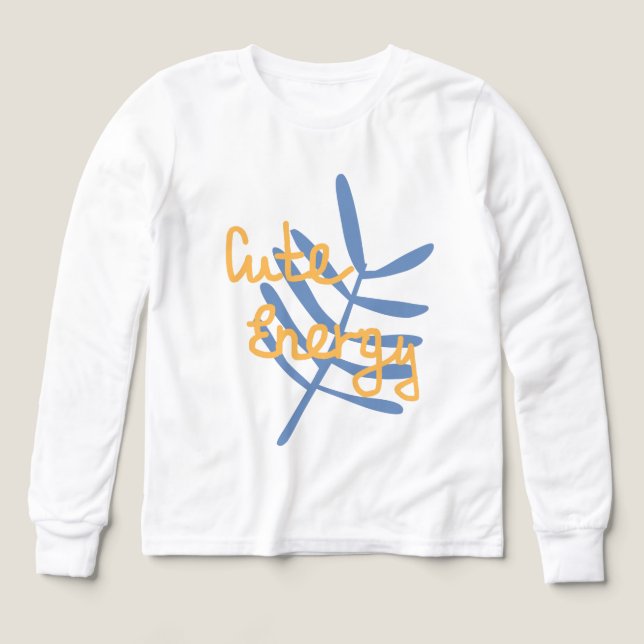 Cute Energy | Design en lettrage manuel (Motif recto)