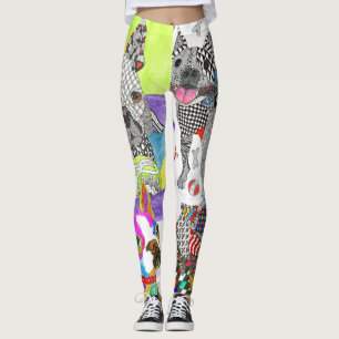 Cute et coloré Boston Terrier Leggings