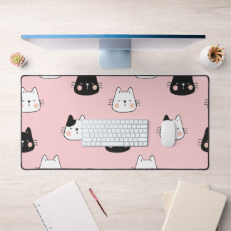 Cute et coloré kawaii chats sans couture motif
