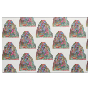 Cute et coloré tissu de plateau anglais