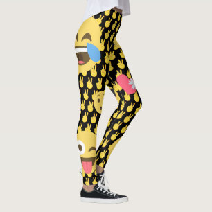 Cute et drôle Leggings Emoji