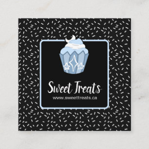 Cute et Whimsical Cupcake Bakery Cartes de visite