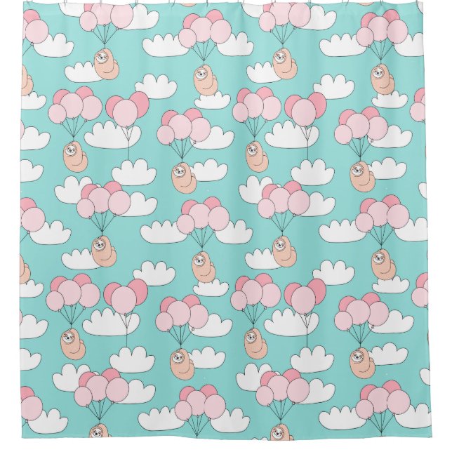 Cute Exotique Noël Animaux Douche Rideau (Devant)