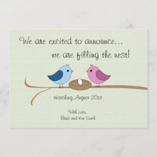 Cute Faire-part de grossesse personnalisée