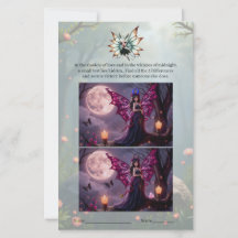 Cute Fairy Guardian in Magical Forest 