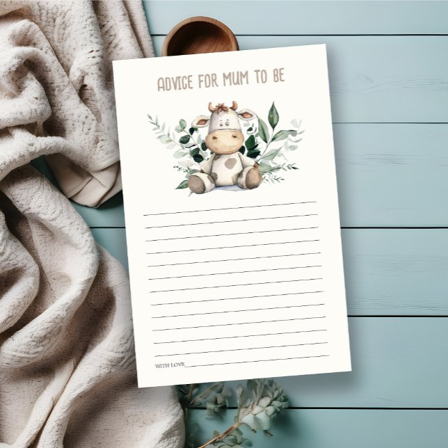 Cute Farm Cow Folioks Pour Baby shower (Créateur téléchargé)