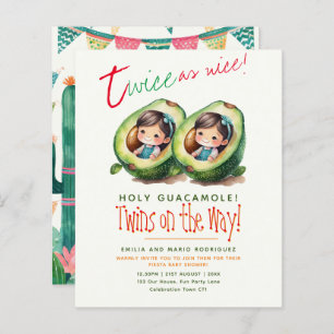 Cute Fiesta Avocado TWIN GIRLS Baby shower BUDGET