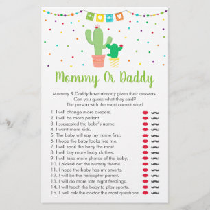 Cute Fiesta Cactus Devinez Qui A Dit Qu'Il Douche