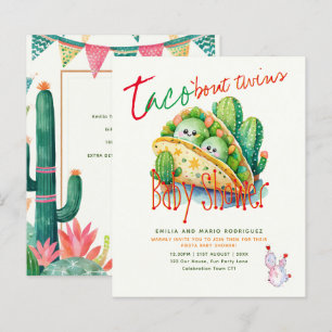 Cute Fiesta Taco TWINS Baby shower MEILLEUR BUDGET