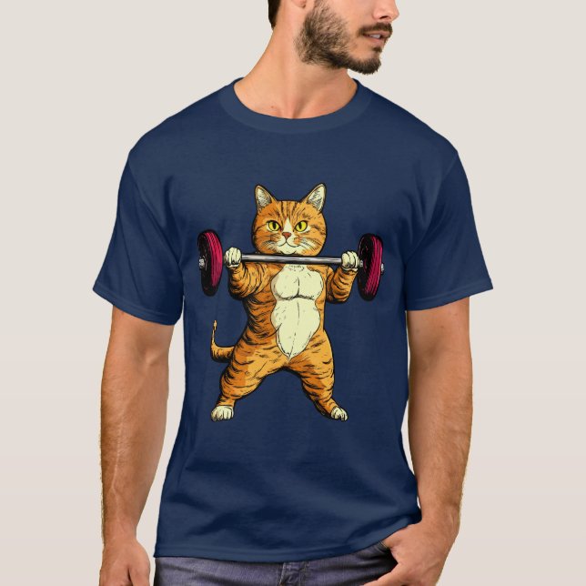 Cute Fitness Cats - Kitty T-Shirt (Devant)