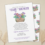 Cute Floral Carte Douche par courrier Anniversaire<br><div class="desc">Ces douches fantaisistes, illustrées par des invitations par courrier peuvent être personnalisées avec vos propres détails d'événement. Que ce soit pour un 40ème, 50ème, 60ème anniversaire, ou autre jalon, ces annonces de douche à carte sont la façon parfaite de demander à des amis et à la famille de célébrer de...</div>