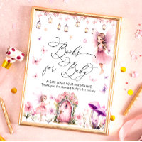 Cute Floral Fairy Garden Livres pour Baby Poster