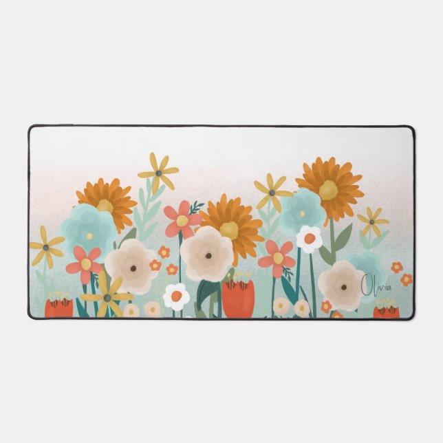 Cute Floral Fleur sauvage personnalisable (Recto)