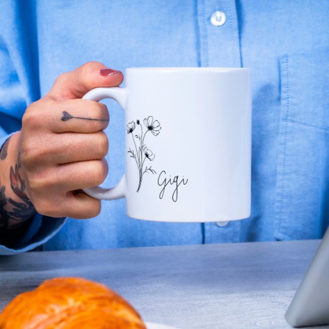 Cute Floral Gigi Mug (Créateur téléchargé)