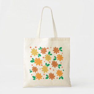 Cute Floral Print Tote Bag for daily use