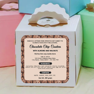 Cute Florida chalet étiquette   Cookies