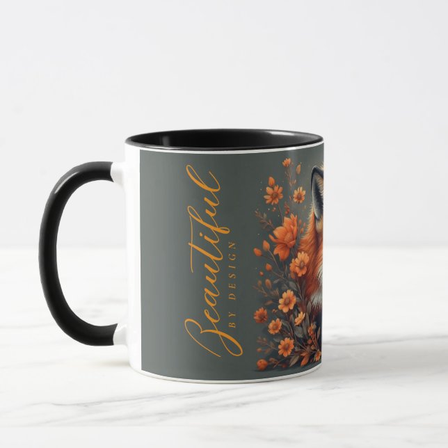 Cute Fox Coffee Mug – Woodland Animal Gift (Gauche)