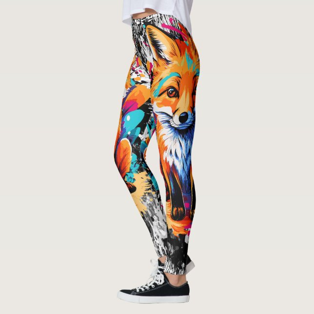 Cute Fox - Fox Leggings (Gauche)