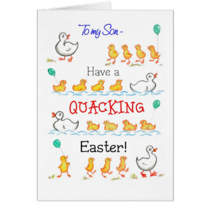 Cute Fun Ducklings Quacking Pâques, pour Son