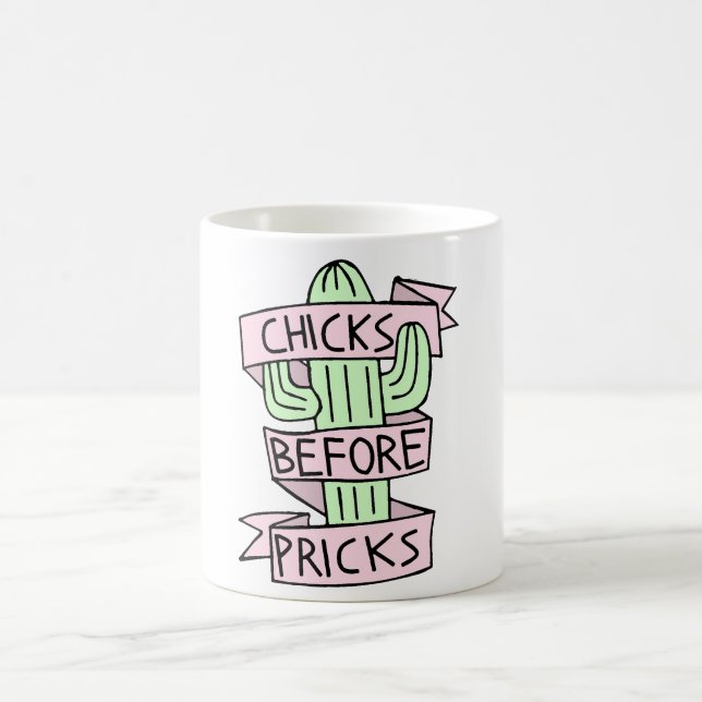 Cute Funny Cactus Mug (Centre)