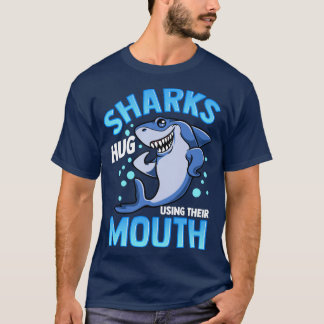 Cute & Funny Sharks Hug Using Their Mouth Pullover