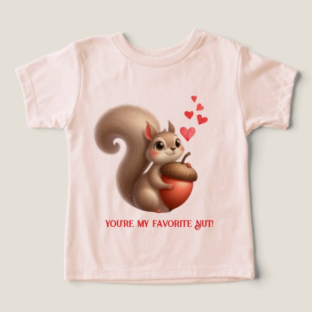 Cute funny squirrel Valentine's Day (Design Recto)