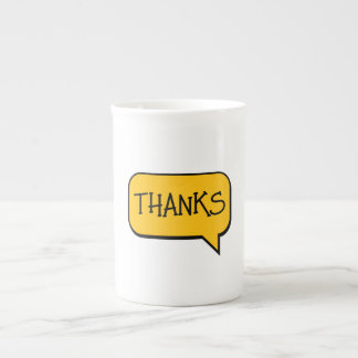 Cute Funny Yellow Thank You Mug