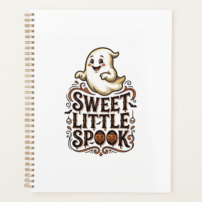 Cute Ghost Halloween Vintage Spooky Shirt_1 (Devant)