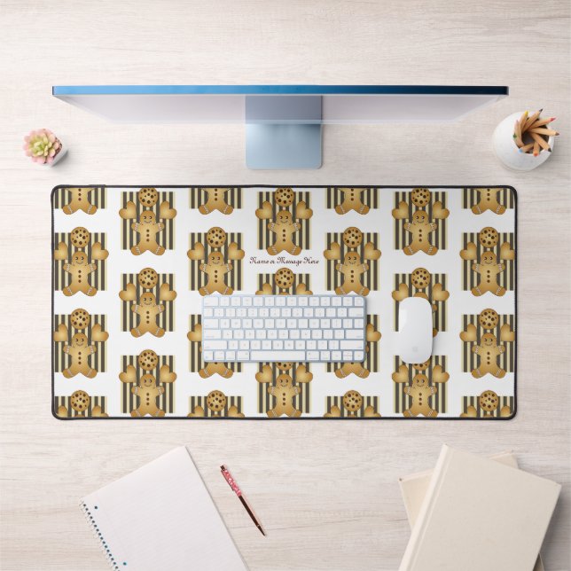 Cute Gingerbread Homme Cookie Motif Enfants (Bureau 1)