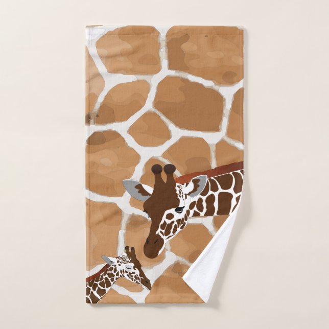 Cute Giraffe (Serviette à main)