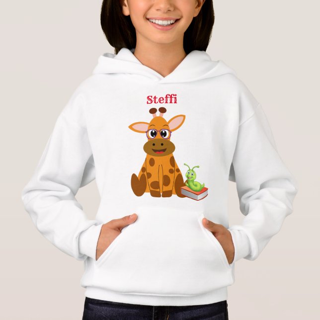 Cute Giraffe portant des lunettes (Devant)
